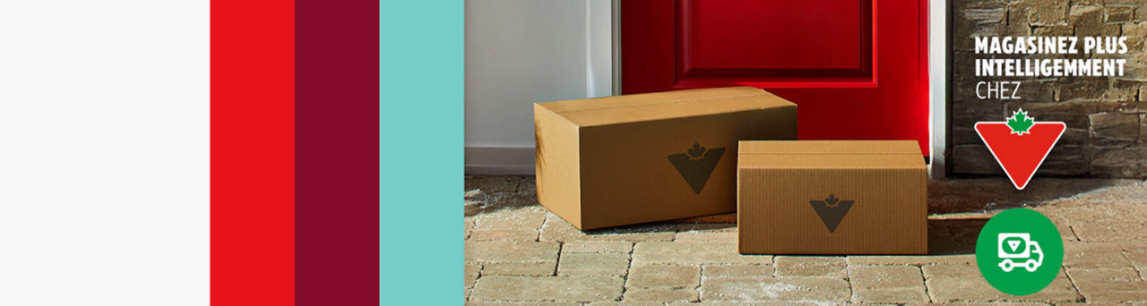 Expédition locale gratuite pour les commandes admissibles de plus de 99 $* *Offre exclusive pour les membres Récompenses TriangleMD sur les articles avec la livraison standard. En savoir plus
