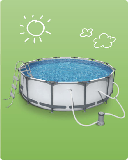 Magasinez des piscines de jardin.