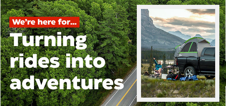 We're here for...
Turning rides into adventures