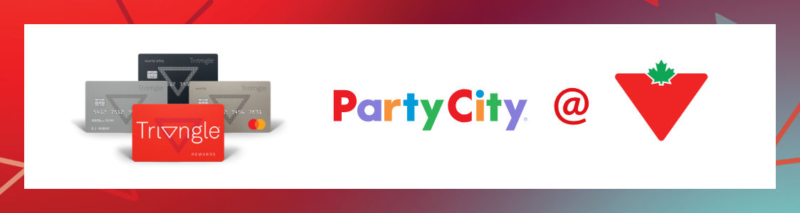 Collect 40x Bonus CT Money®* on select Party City merchandise at participating Canadian Tire stores and online. October 17 - 18, 2026. Learn More/ Shop Now * Pre-tax purchase. Select items. Conditions apply.
