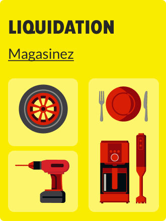 Magasinez des offres de liquidation maintenant.