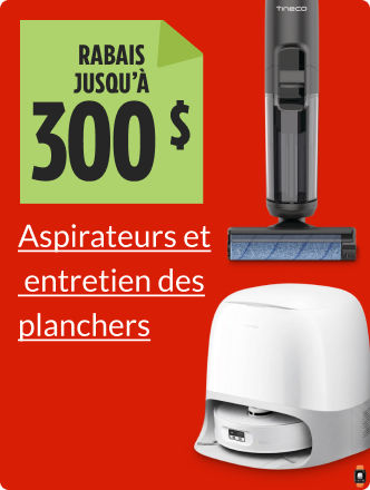 Économisez jusqu’à 300 $ sur les aspirateurs et l'entretien des planchers dès maintenant.