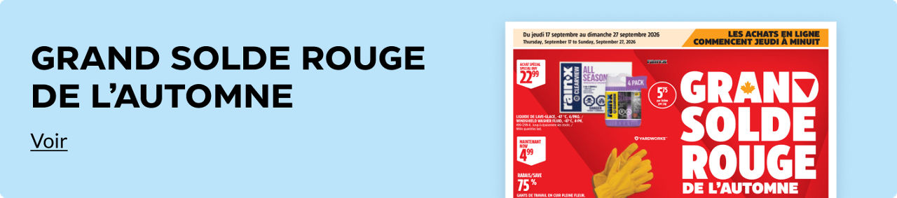 Voir la circulaire hebdomadaire maintenant.