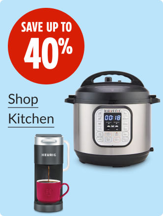 Save up to 40% on Kitchen products now.