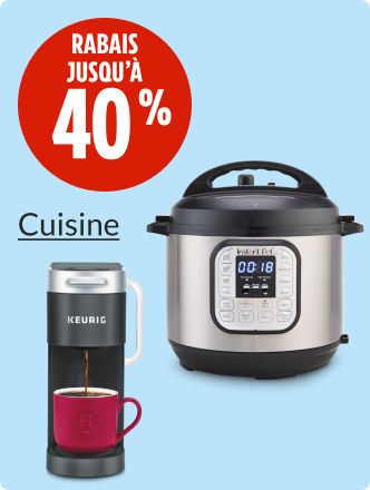 Économisez jusqu’à 40&nbsp;% sur les produits de cuisine maintenant.