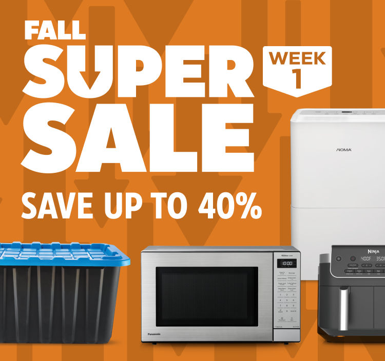 Fall Super Sale Week 1. Save up to 40%.