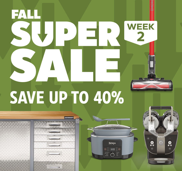 Fall Super Sale Week 2. Save up to 40%.