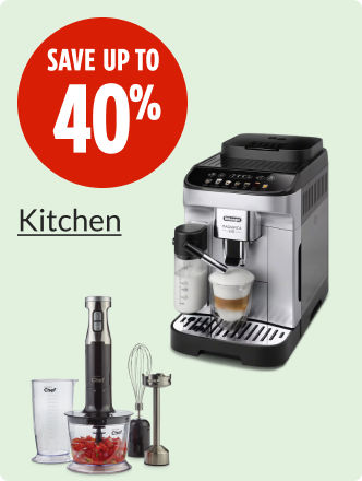 Save up to 40% on Kitchen products.