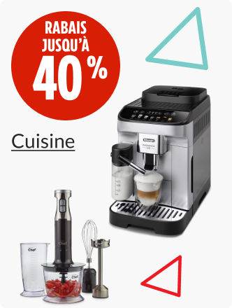 Économisez jusqu’à 40&nbsp;% sur les produits de cuisine maintenant.