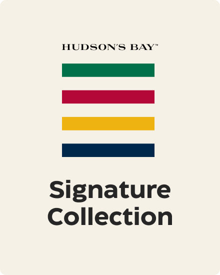 Hudson's Bay Stripes collection.