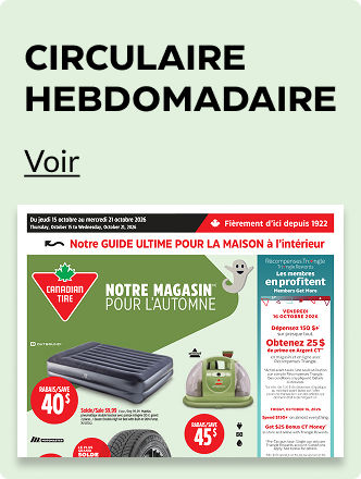 Voir la circulaire hebdomadaire maintenant.