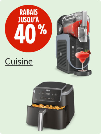 Économisez jusqu’à 40&nbsp;% sur les produits de cuisine maintenant.