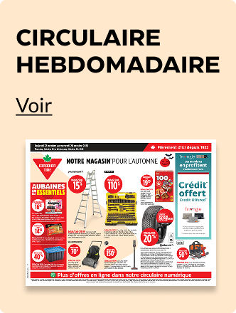 Circulaire hebdomadaire.