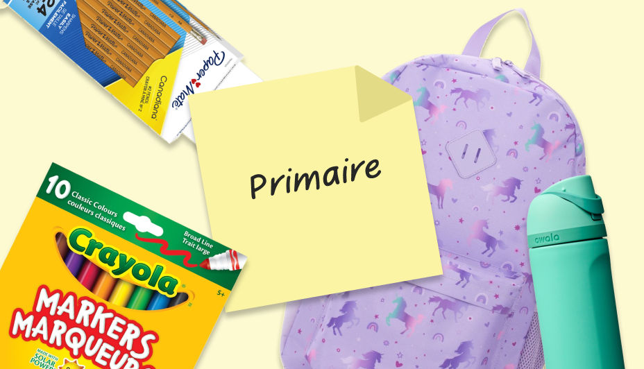 Magasinez des essentiels pour l’école primaire maintenant