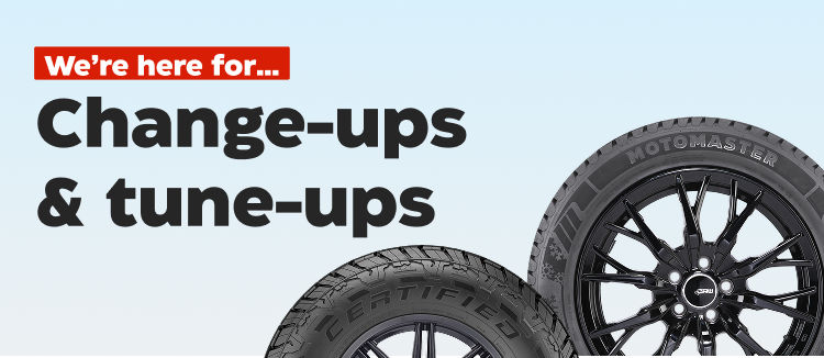 We're here for...
Change-ups & tune-ups