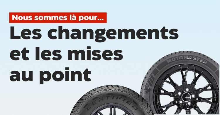 Nous sommes là pour…Les changements et les mises au point