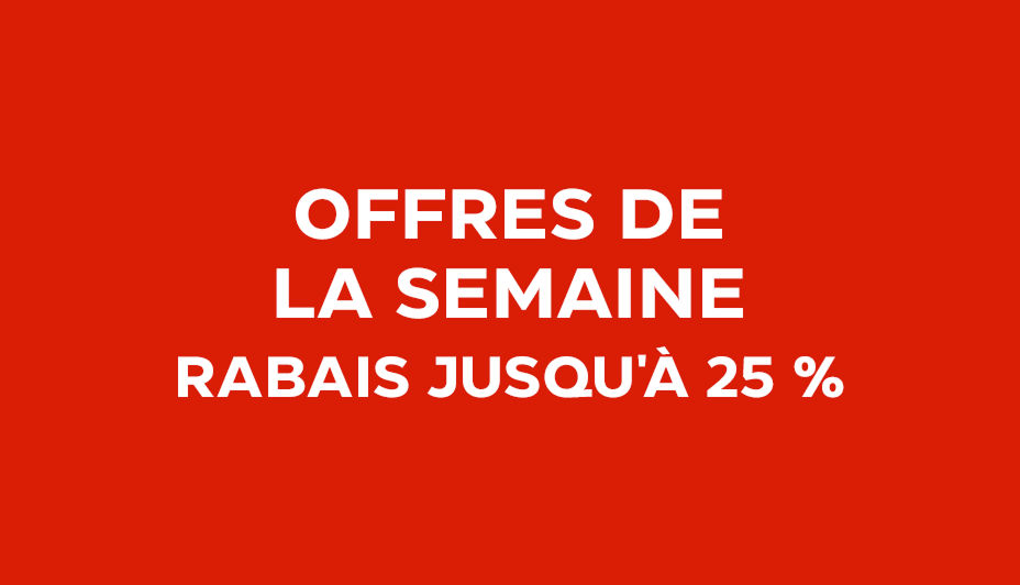 Offres de la semaine : jusqu'à 25 % de rabais sur les jantes des plus grandes marques.