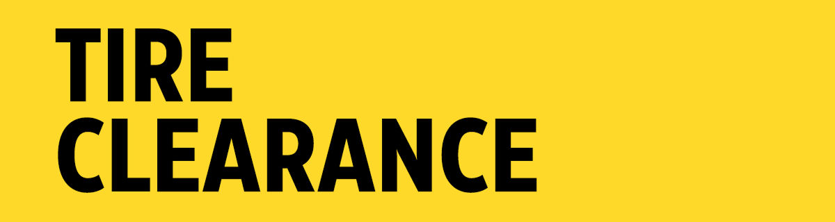 Shop clearance deals on select Winter and All-Terrain tires from Michelin, Bridgestone, BFGoodrich and more.