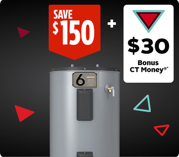 Moffat G650SDE-30 Top-Entry Electric Water Heater, 182-L SAVE $150 + GET $30 CT MONEY®