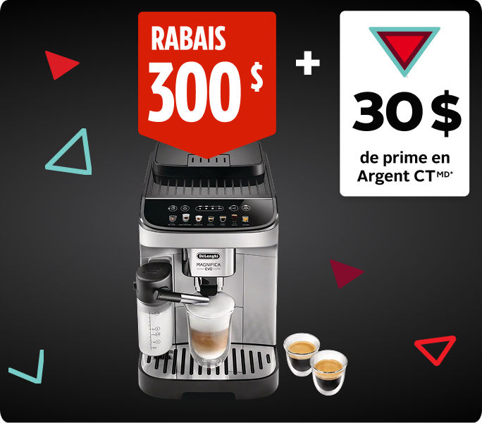 Machine à espresso Magnifica Evo de DeLonghi RABAIS DE 300 $ + OBTENEZ 30&nbsp;$ EN ARGENT CTMD