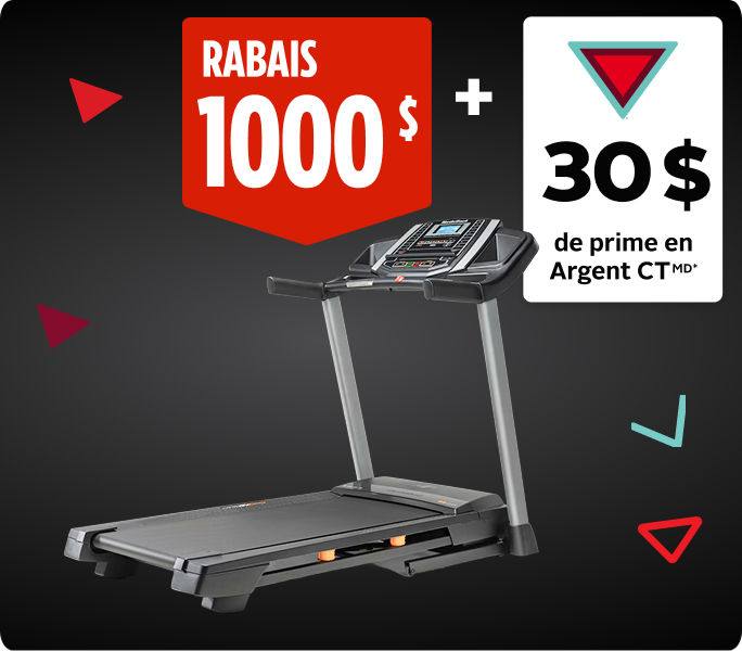 Tapis roulant pliable NordicTrack T Series 6.5, compatible iFIT RABAIS DE 1 000 $ + OBTENEZ 30&nbsp;$ EN ARGENT CTMD