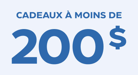 Cadeaux à moins de 200 $