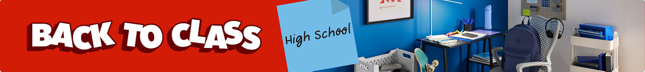 Shop school supplies for high school.
