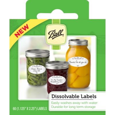 Dissolvable Labels, 60-Pack