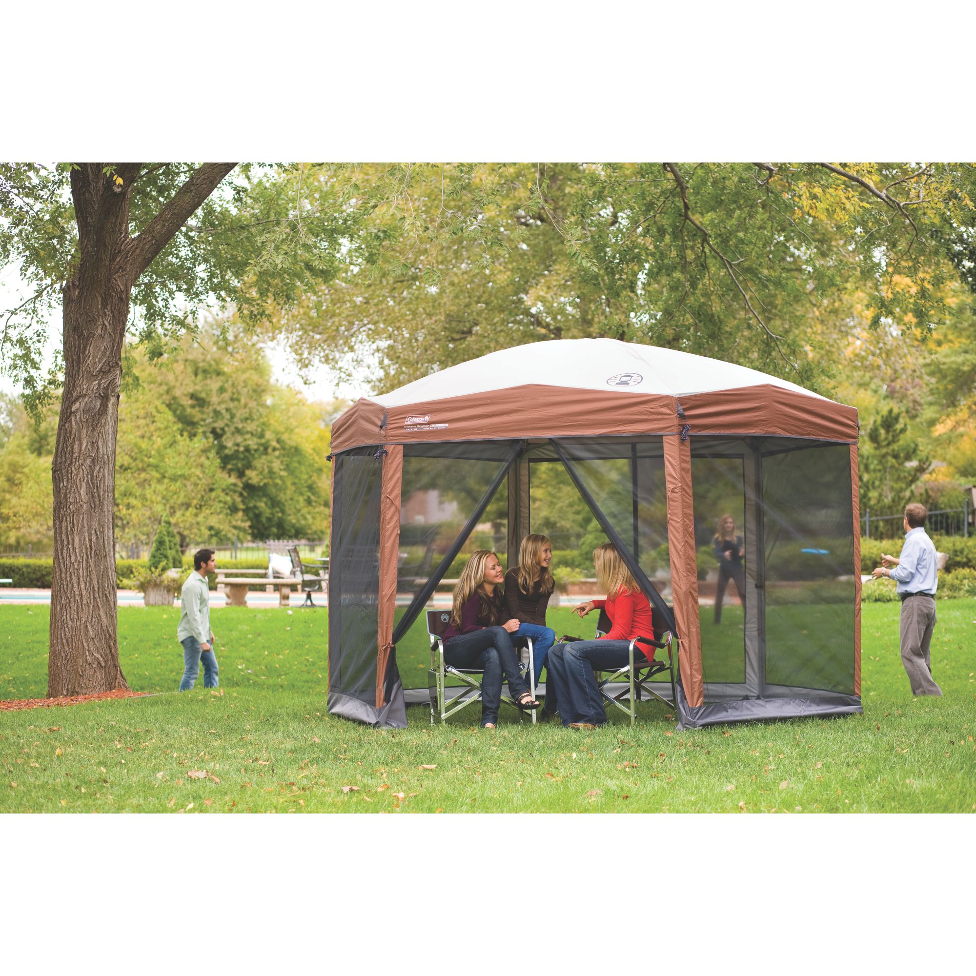 Instant Screened Canopy 12 Ft X 10 Ft Coleman