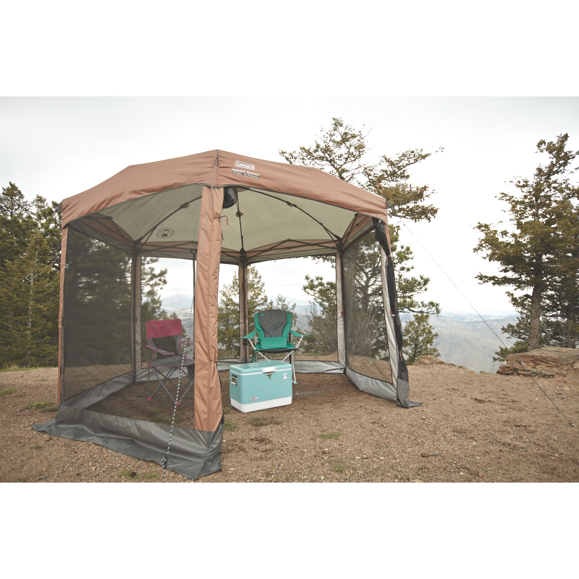 Instant Screened Canopy 12 Ft X 10 Ft Coleman