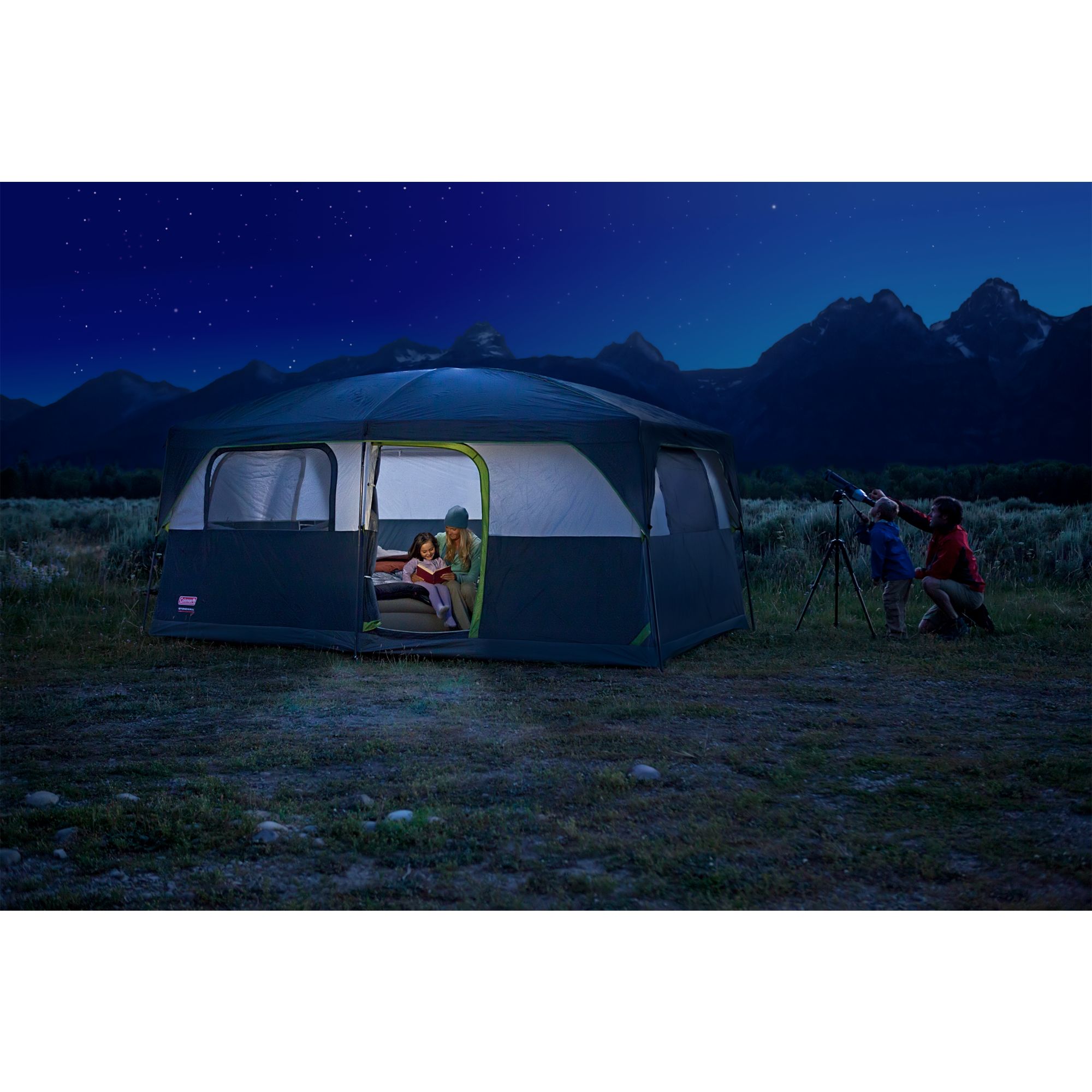 Signature Prairie Breeze 9 Person Tent Coleman