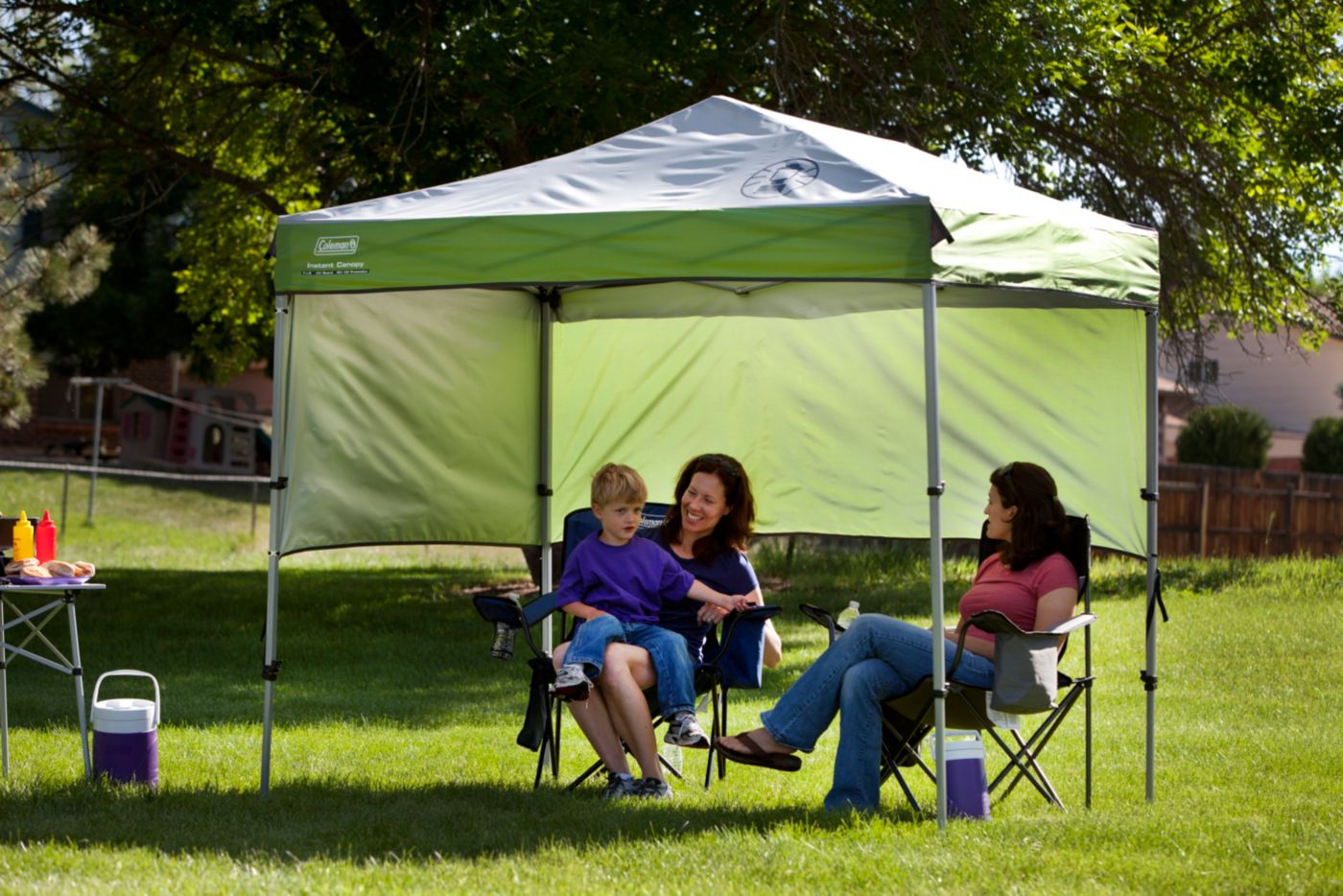 coleman canopy sunwall