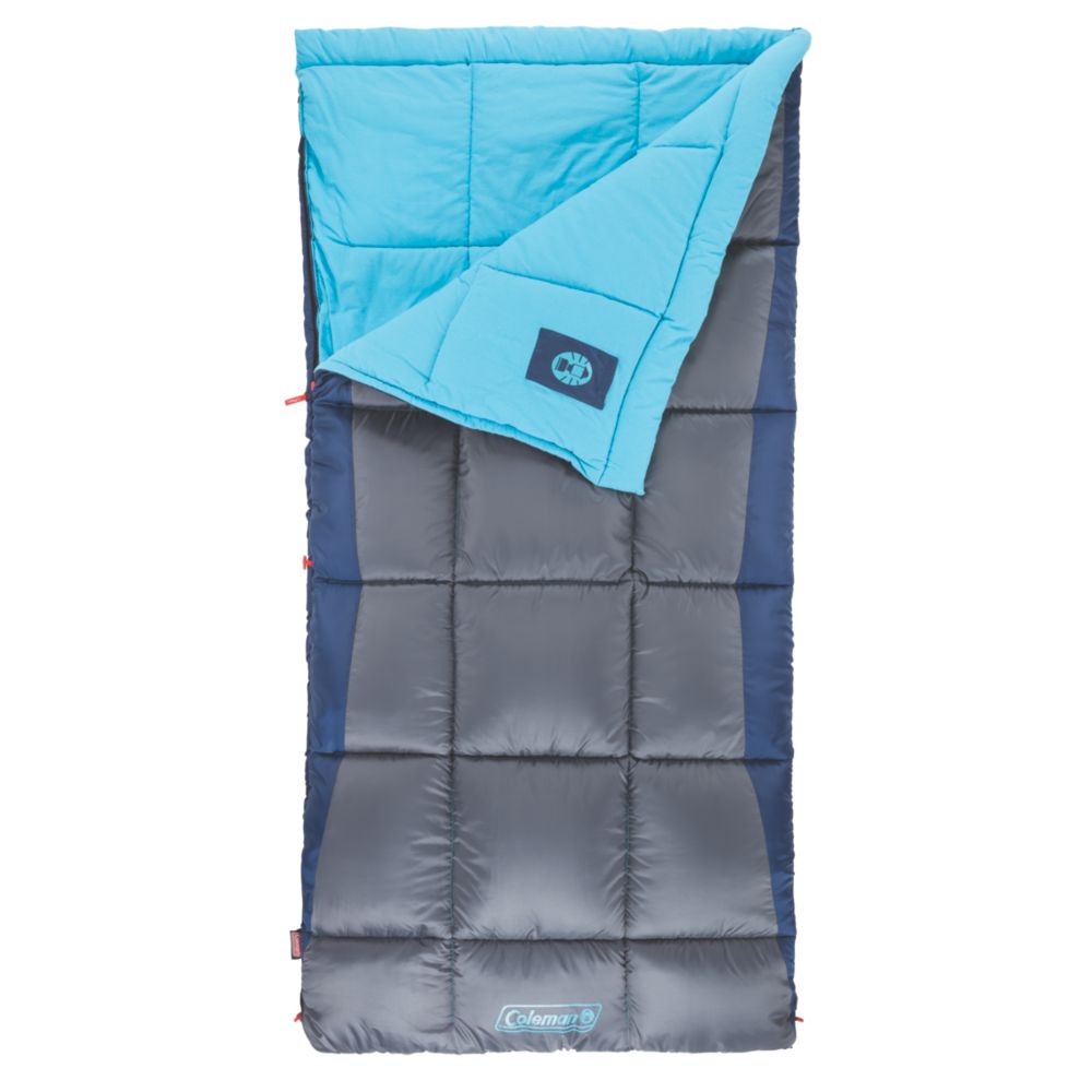 205 X 85 cm Coleman Unisex Heaton Peak Sleeping Bag Blue 
