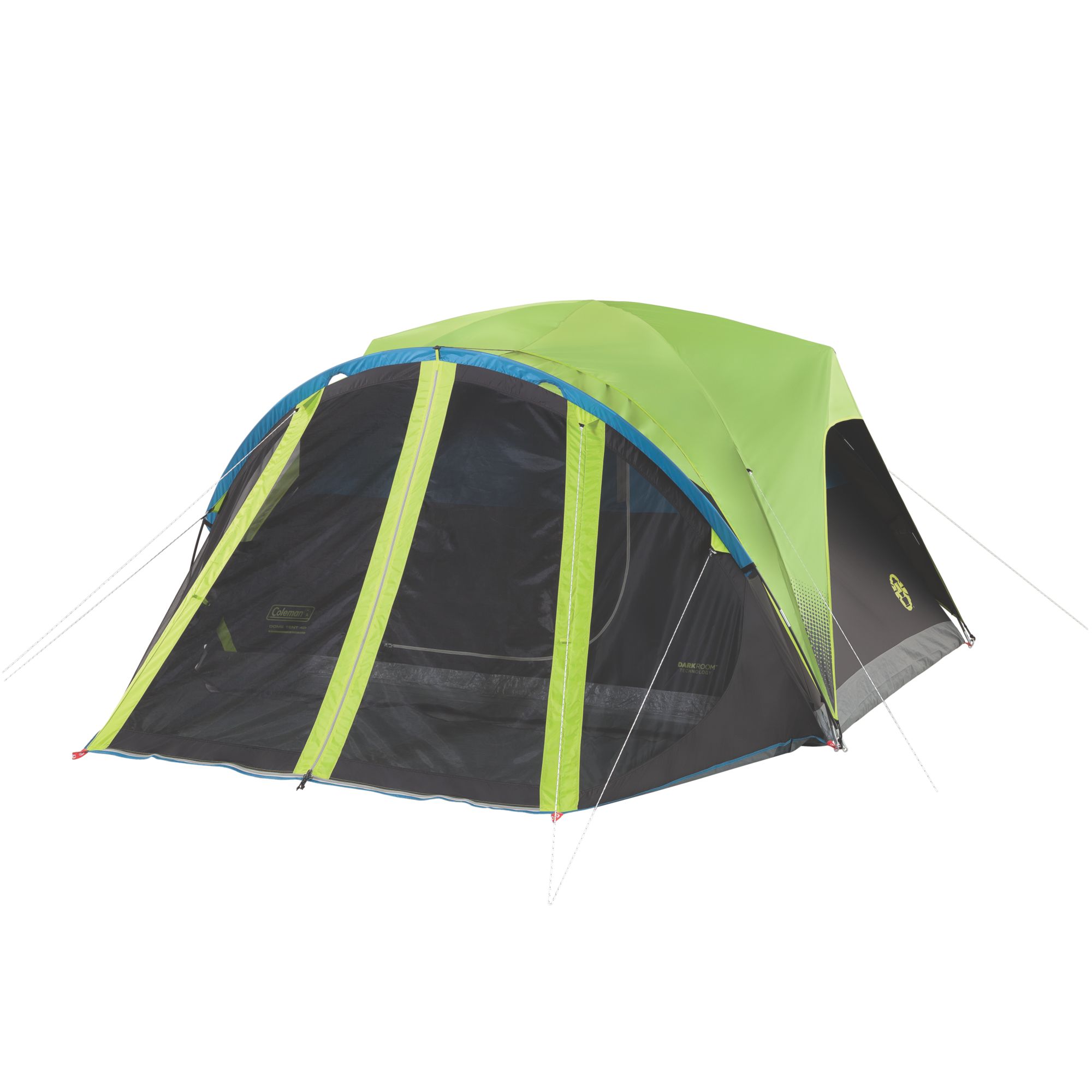 Carlsbad 4 Person Dark Room Tent With Screen Room Coleman