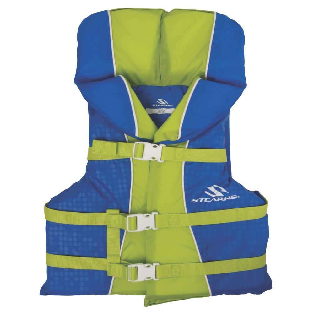 Youth Nylon Vest Blue/Green Stearns