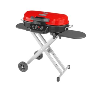 COLEMAN ROADTRIP 285 PORTABLE STAND-UP PROPANE GRILL, RED