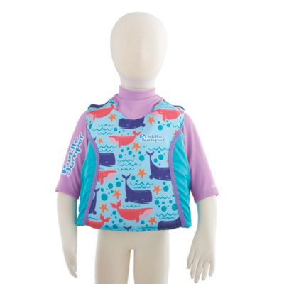 Puddle Jumper® Kids 2-in-1 Life Jacket and Rash Guard, Whales