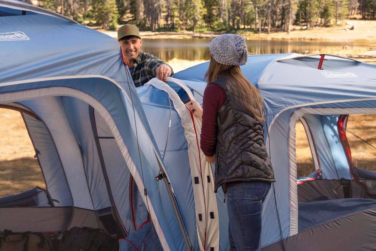 modular tents that zip together