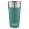 Insulated Stainless Steel Brew Tumbler with Slidable Lid-seafoam