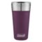 Insulated Stainless Steel Brew Tumbler with Slidable Lid-violet