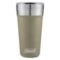 Insulated Stainless Steel Brew Tumbler with Slidable Lid-sandstone