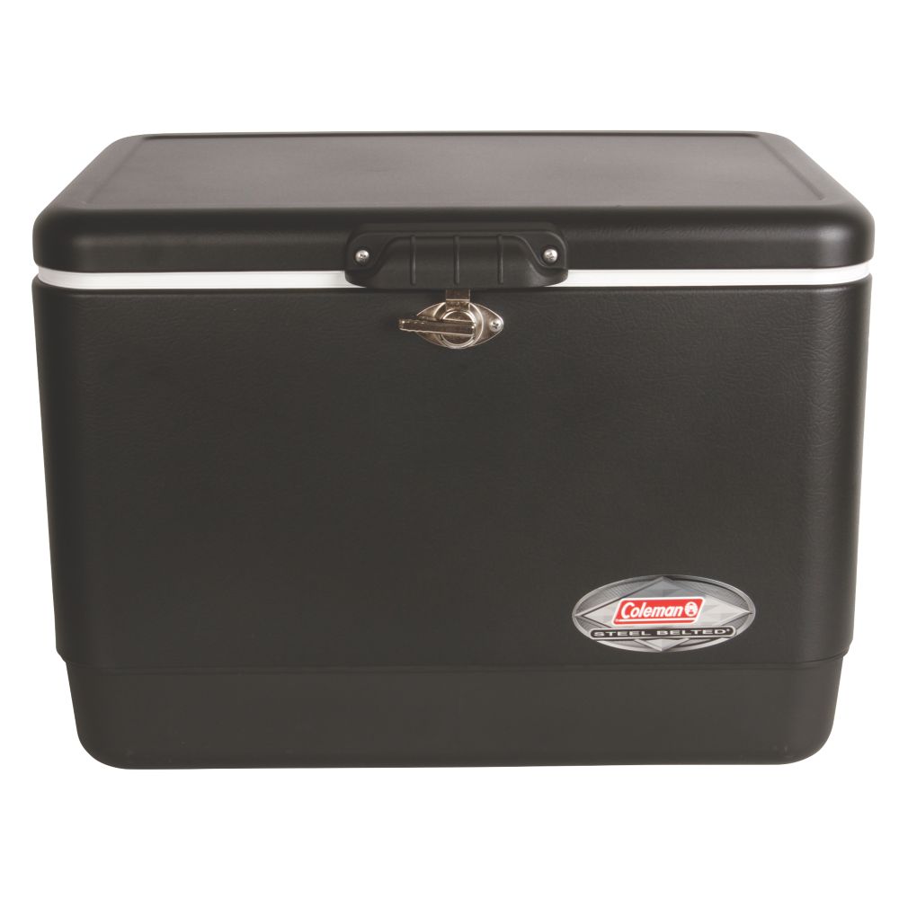 54 Quart Matte Black Steel Belted® Cooler | Coleman