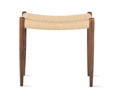 You are bidding on a Moller Model 80A Stool in Walnut with Natural