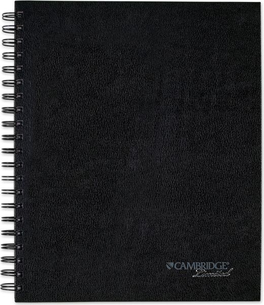 Cambridge Limited Hardbound Business Notebook with Pocket - Education Organization Supplies