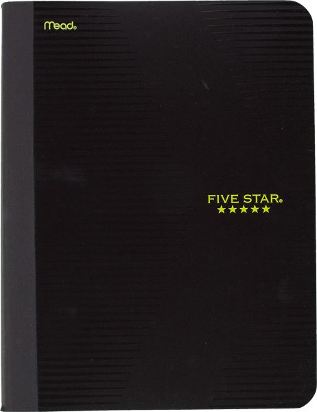 Graphics Plastic Composition Notebook, 09292 By Five Star