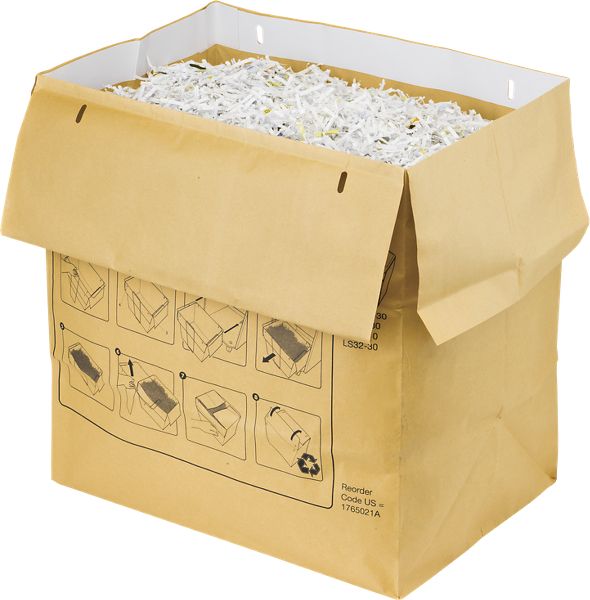 30 Gallon Recyclable Paper Shredder Bags | 1765021 | Swingline