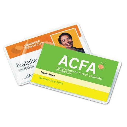 GBC SelfSeal Pouches Badge-ID Size 8 Mil 10 pcs - Cold Lamination Supplies
