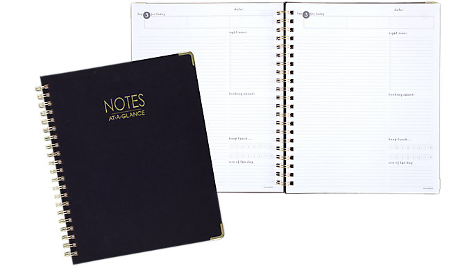 80 Pages Notebook Medium Numbered Stationary Ruled Home Office Coil School Note