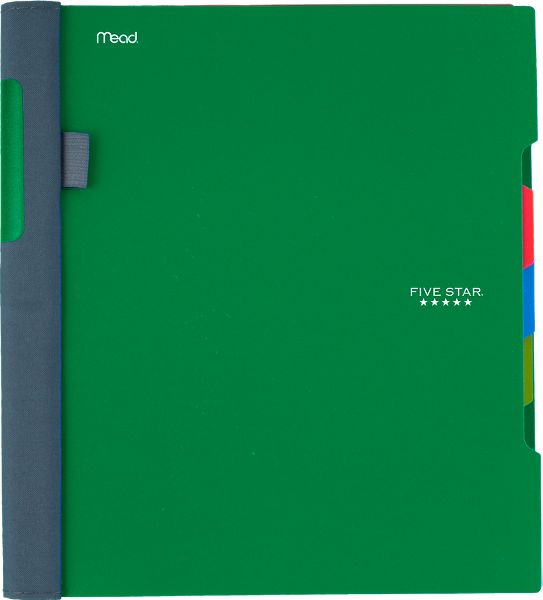 Wirebound College Ruled Notebook 3 Subject, 06324 By Five Star