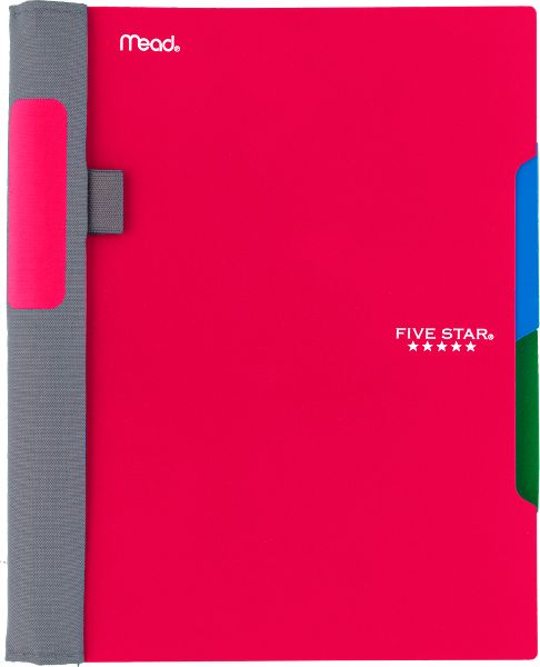 Wirebound College Ruled Notebook 2 Subject, 06440 By Five Star